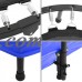 Mini Trampoline with Safety Pad&Adjustable Handlebar, 6 Legs Trampoline 55.8 x 35.5"   